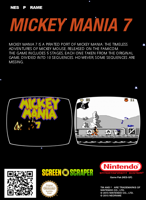 Mickey Mania 7 - Dos