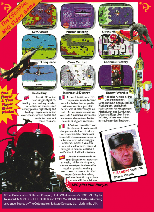 MiG 29 : Soviet Fighter - Dos