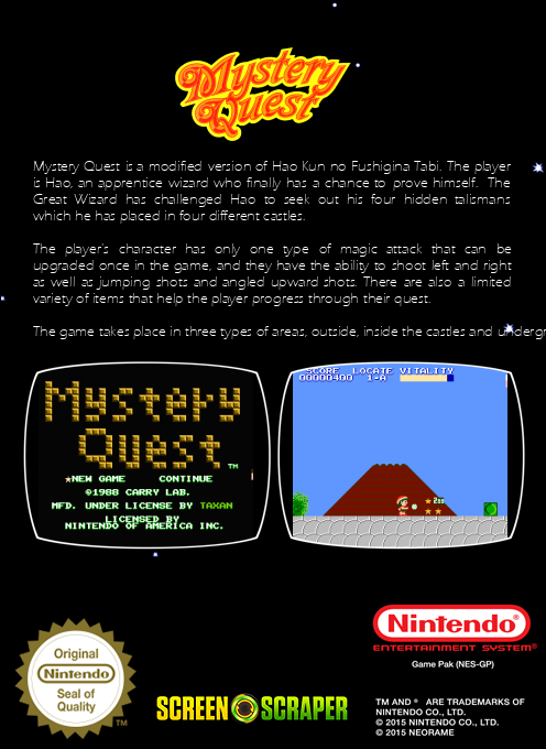 Mystery Quest - Dos