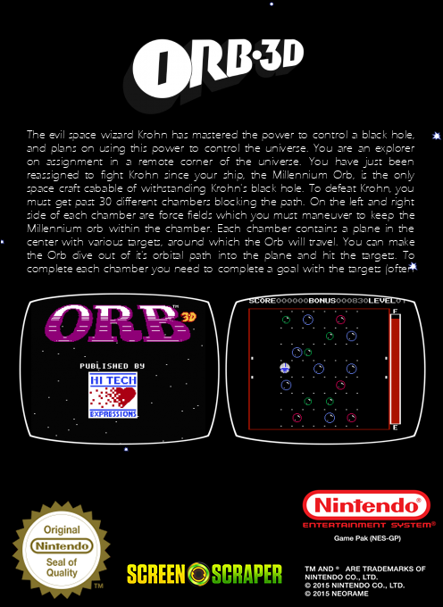 Orb 3D - Dos