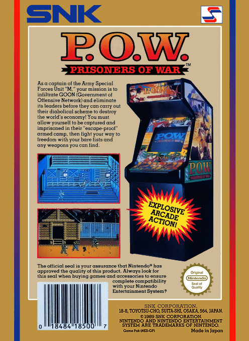 P.O.W. : Prisoners of War - Dos