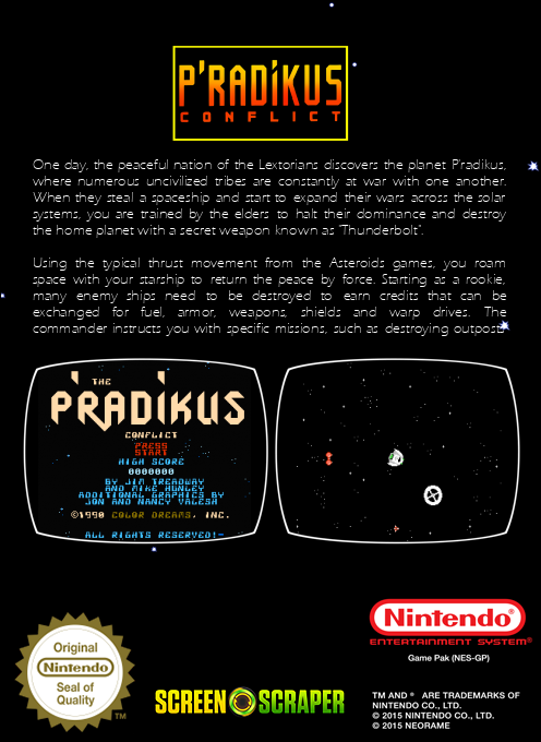 P'radikus Conflict - Dos