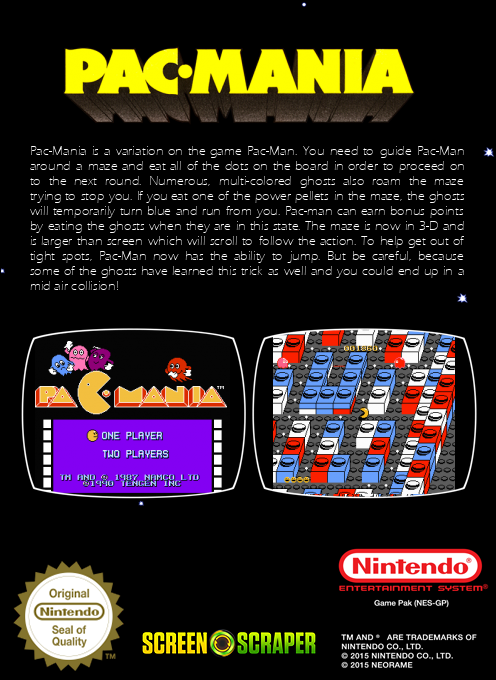 Pac-Mania - Dos