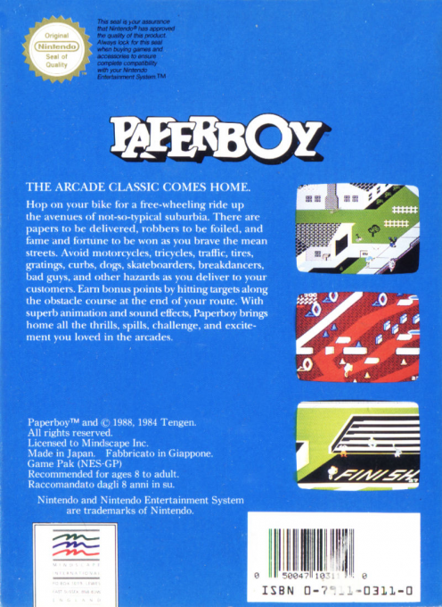 Paperboy - Dos