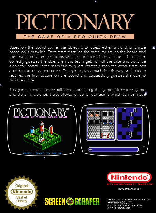 Pictionary : The Game of Video Quick Draw - Dos