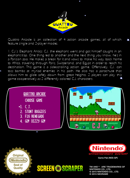 Quattro Arcade - Dos