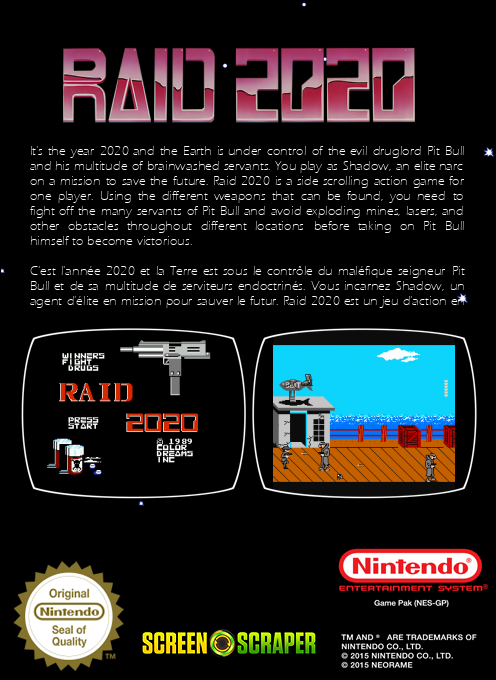 Raid 2020 - Dos