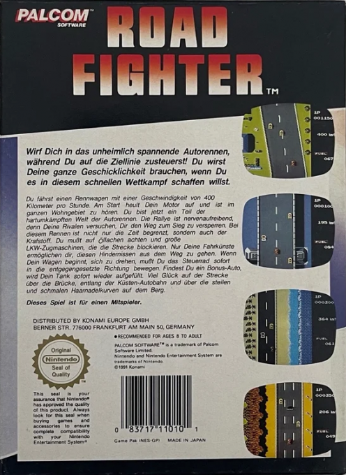 Road Fighter - Dos