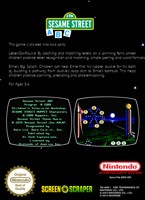 Sesame Street ABC - Dos