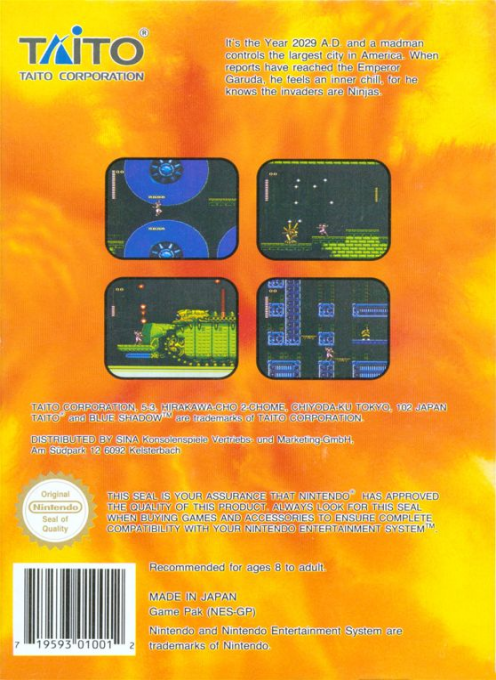 Shadow of the Ninja - Dos