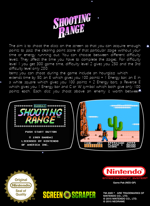 Shooting Range - Dos