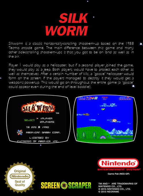 Silkworm - Dos