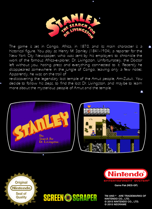 Stanley : The Search for Dr. Livingston - Dos