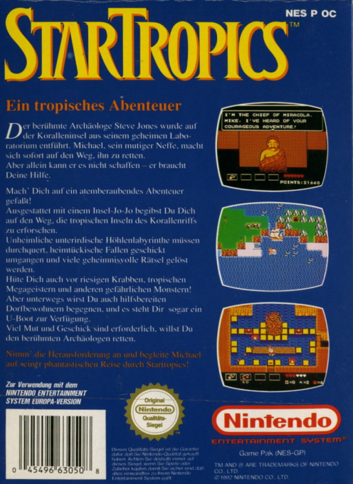 StarTropics - Dos