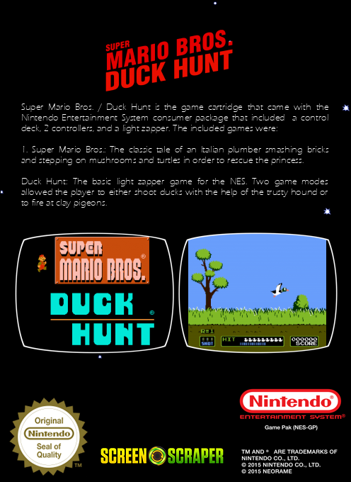 Super Mario Bros. + Duck Hunt - Dos