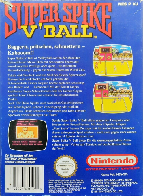 Super Spike V' Ball - Dos