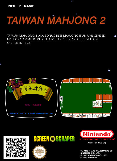 Taiwan Mahjong 2 - Dos