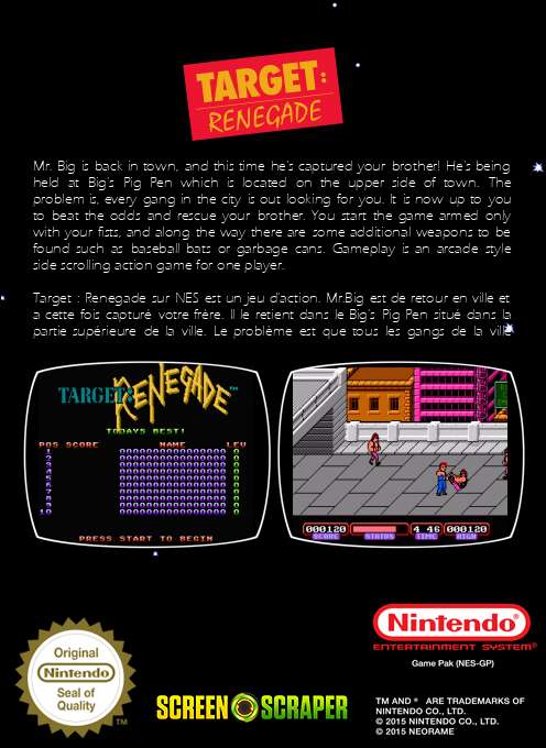 Target Renegade - Dos