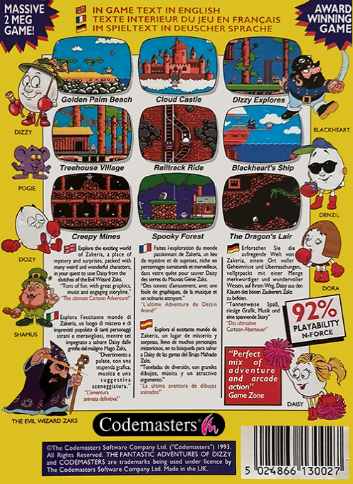 The Fantastic Adventures of Dizzy - Dos