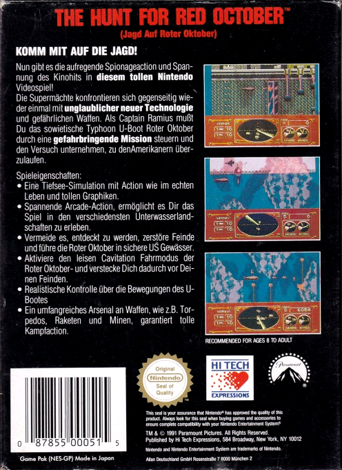 The Hunt for Red October - Dos