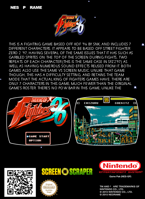 The King of Fighters 96 dos
