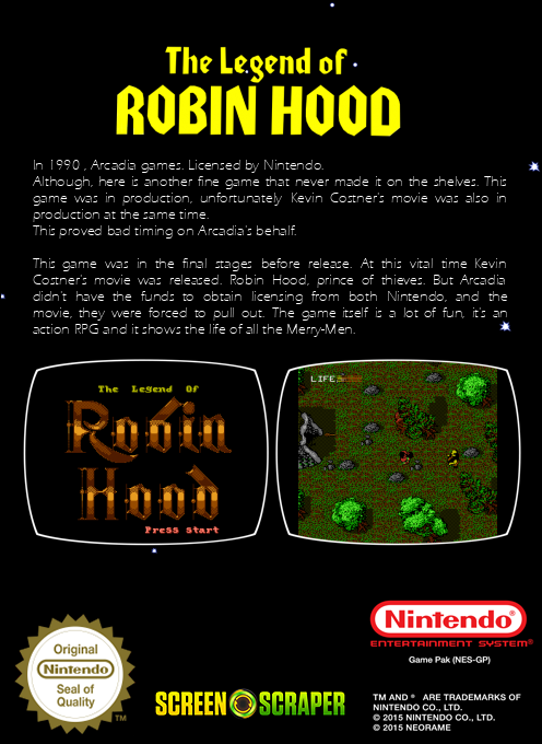 The Legend of Robin Hood - Dos