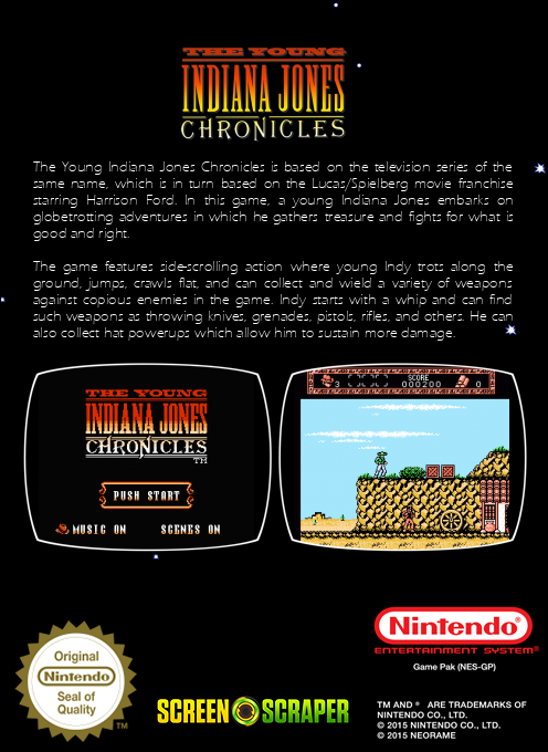 The Young Indiana Jones Chronicles - Dos