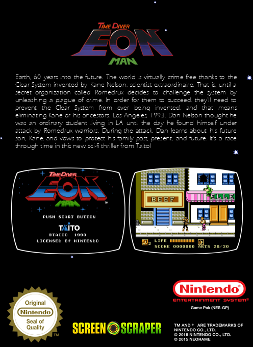 Time Diver : Eon Man - Dos