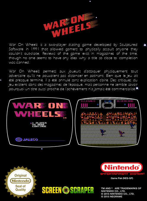 War on Wheels - Dos