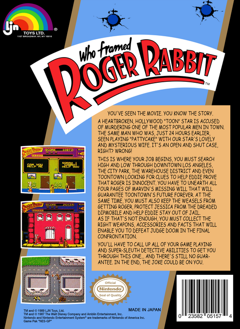 Who Framed Roger Rabbit - Dos