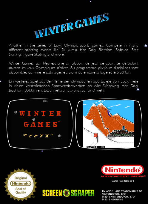 Winter Games - Dos