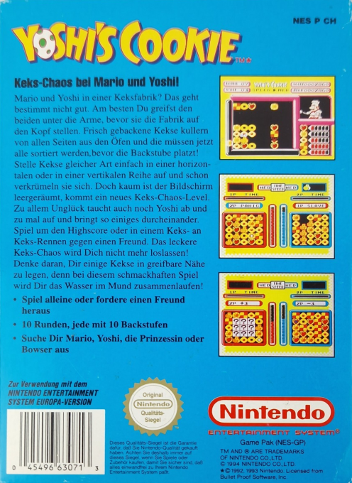 Yoshi's Cookie - Dos