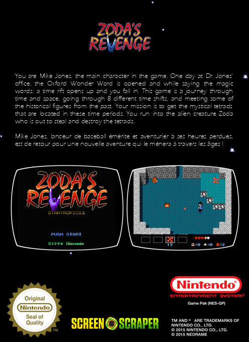 Zoda's Revenge : StarTropics II - Dos