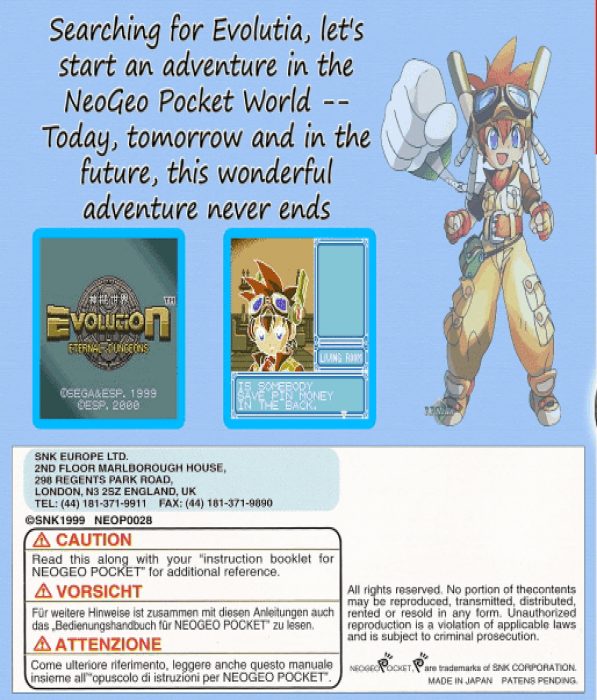 Evolution - Eternal Dungeons - Dos