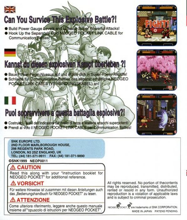 Fatal Fury - F-Contact - Dos
