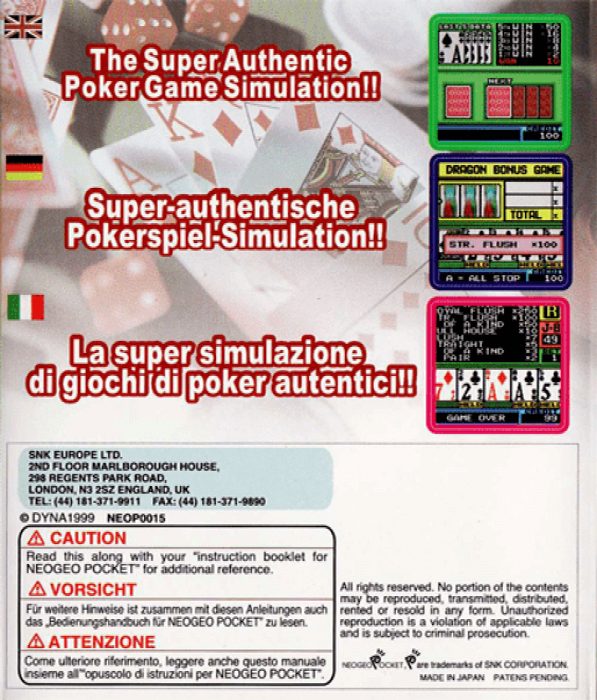 Neo Dragon's Wild : Real Casino Series - Dos