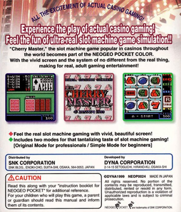 Neo Cherry Master Color : Real Casino Series - Dos