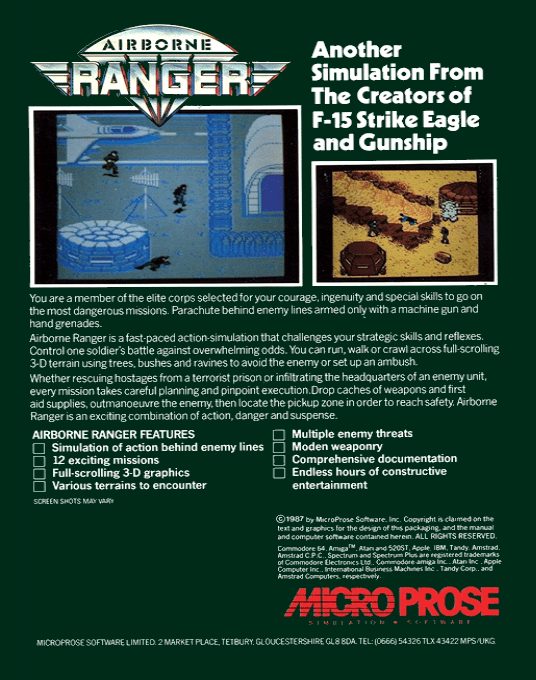 Airborne Ranger - Dos