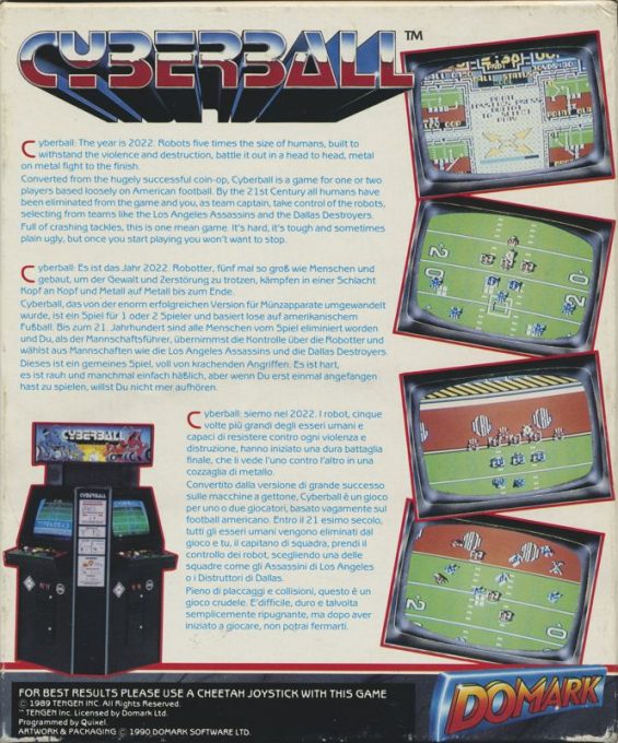 Cyberball - Dos