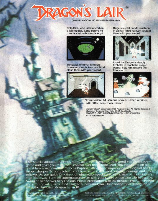 Dragon's Lair - Dos