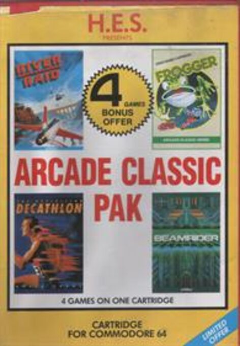 Frogger + River Raid + Activision Decathlon, The + Beamrider