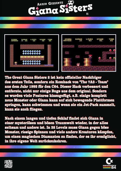 The Great Giana Sisters II - Dos