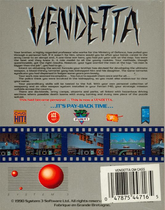Vendetta (System 3) - Dos