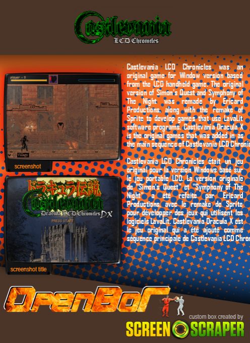 Castlevania Lcd Chronicles - Dos