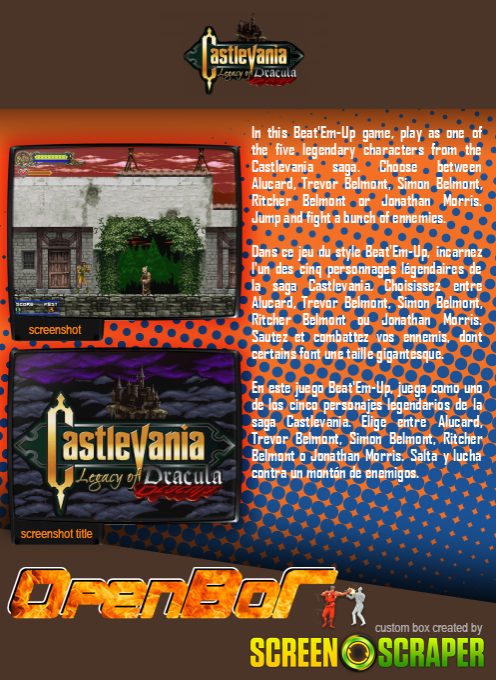 Castlevania Legacy Of Dracula - Dos