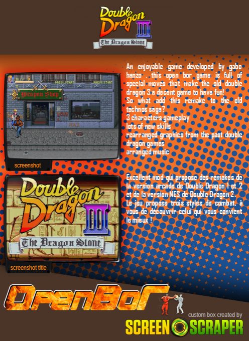 Double Dragon 3 - The Dragon Stone - Dos