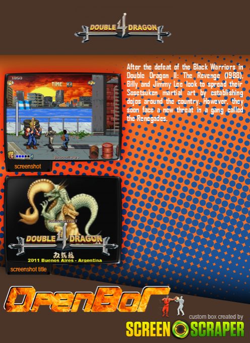 Double Dragon 4 - Dos