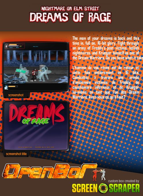 Dreams Of Rage (nightmare On Elm Street) - Dos