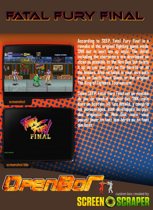 Fatal Fury Final - Dos