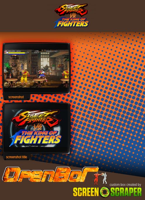 Street Fighter Vs The King of Fighters - Dos